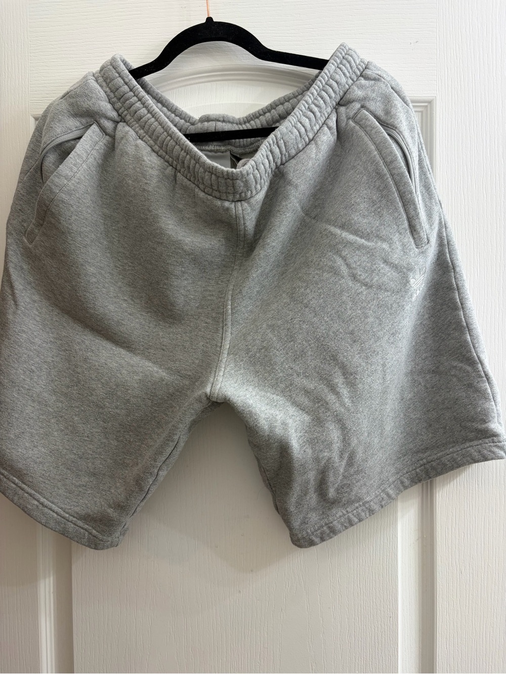 Men’s Adidas Grey Fleece Shorts